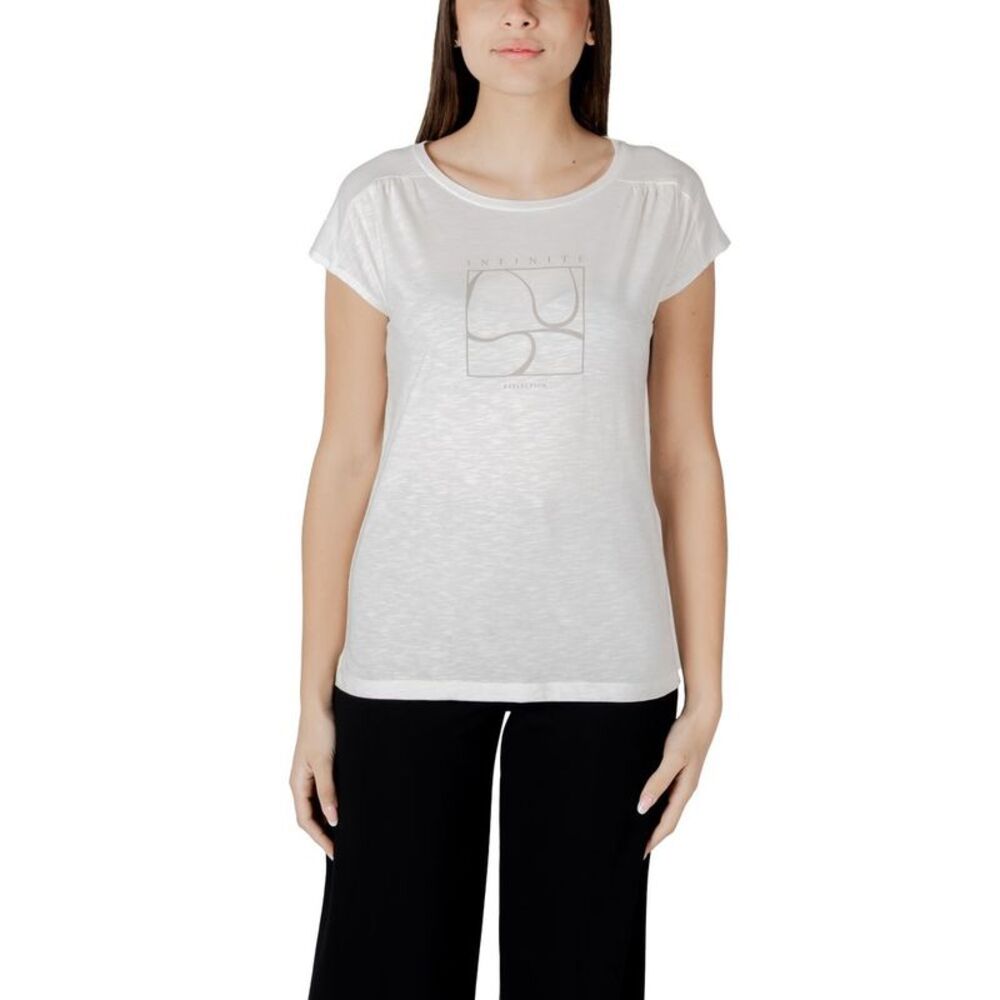 Street One White Cotton Women's T-Shirt